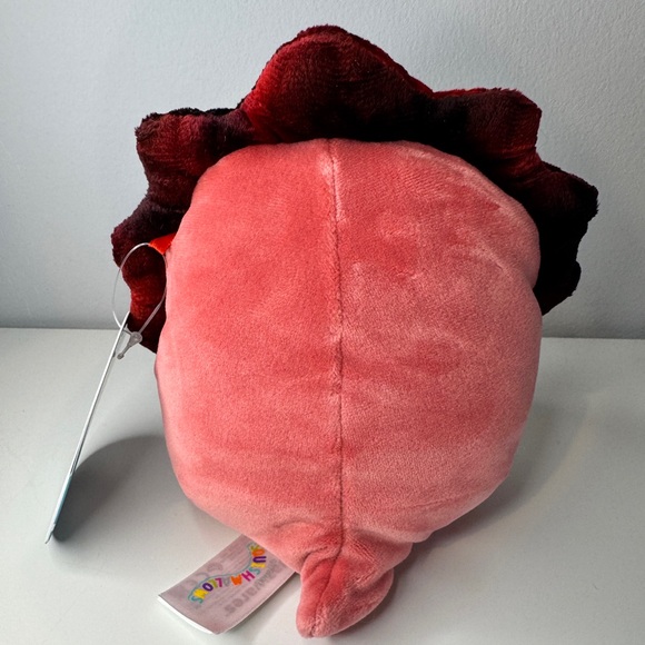 Tristan the Red Triceratops Squishmallow - Picture 3 of 3